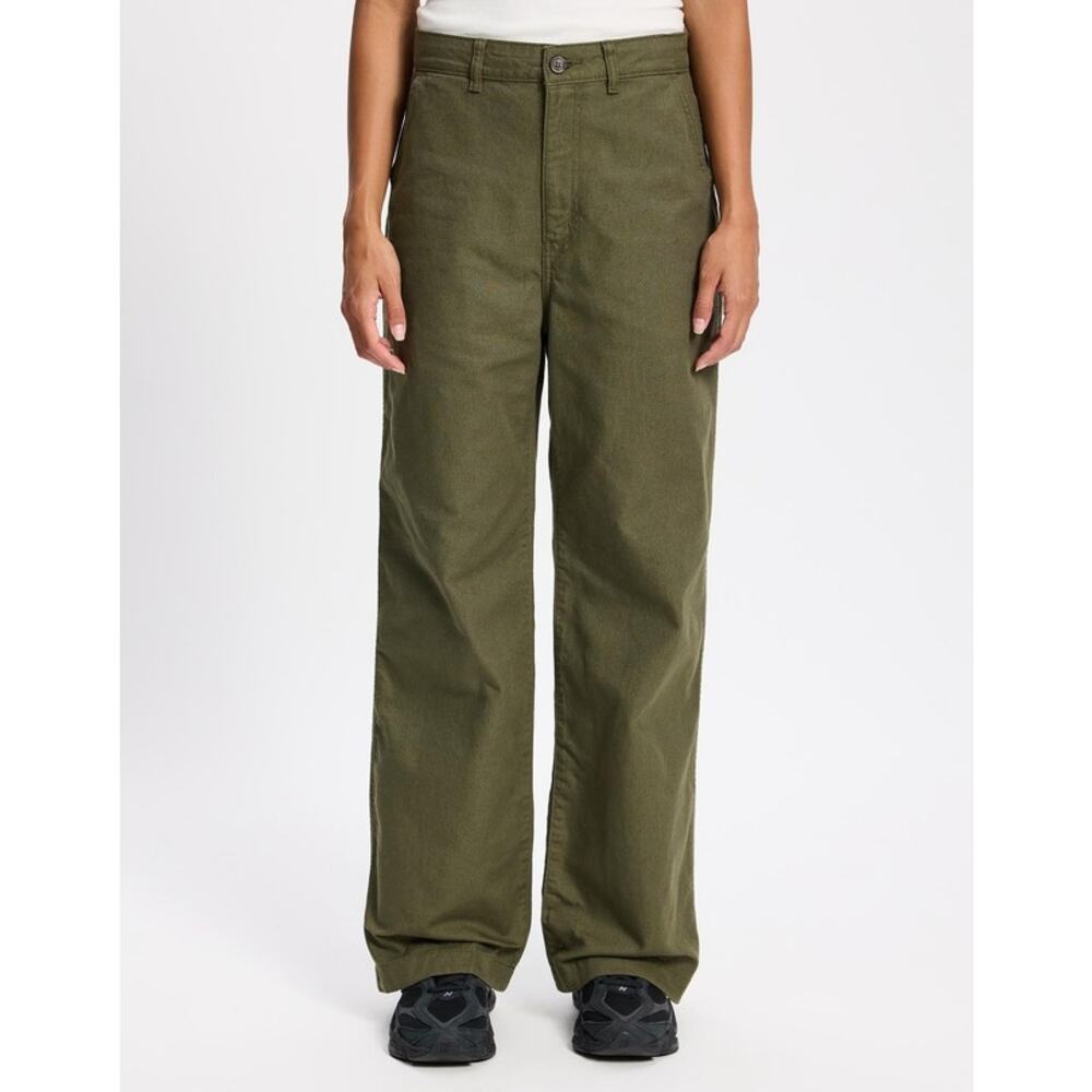 Patagonia Basin Green Point Reyes Canvas Technical Wide Leg Relaxed Pants